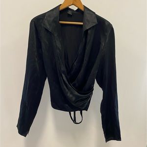 100% silk blouse